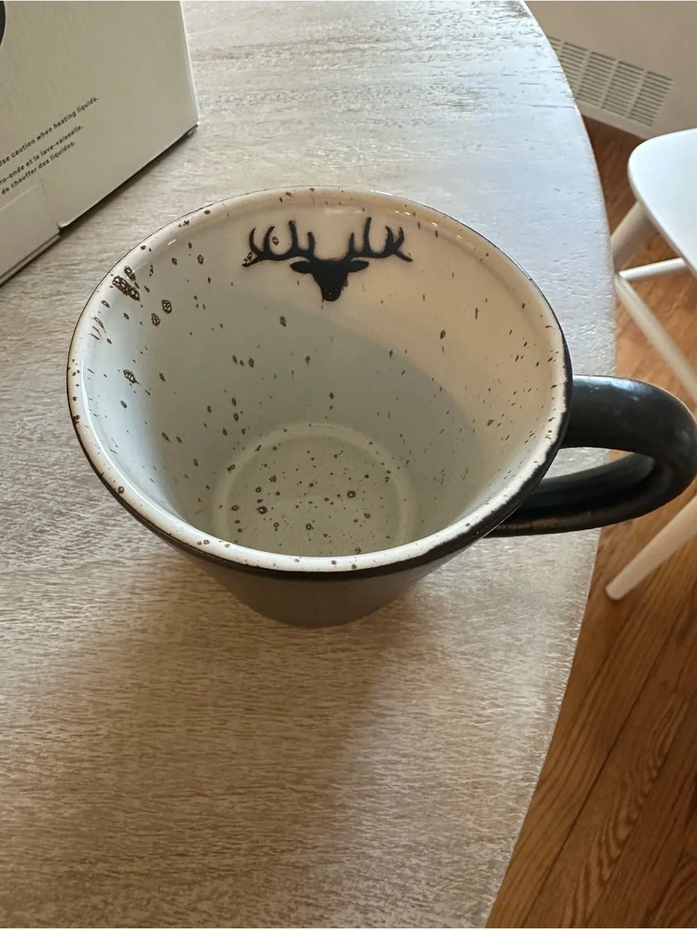 Pottery Barn Rustic Reindeer Mugs Set of 4 – New in Package